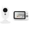 BabyPhone Ecoute bébé 3.5 pouces Vidéo Sans Fil Multifonctions  LCD de 3.5 pouces Babyphone Caméra ZR303RX-0
