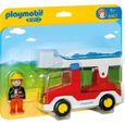 PLAYMOBIL Camion de pompier 6967 avec échelle pivotante - Playmobil 1.2.3-0