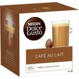 LOT DE 5 - DOLCE GUSTO - Café au Lait Café capsules Compatible Dolce Gusto - 16 Capsules - 168 g-0