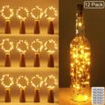 BIR14395-Guirlande lumineuse en liège, lumières colorées miniatures guirlandes lumineuses décoration de Noël-0
