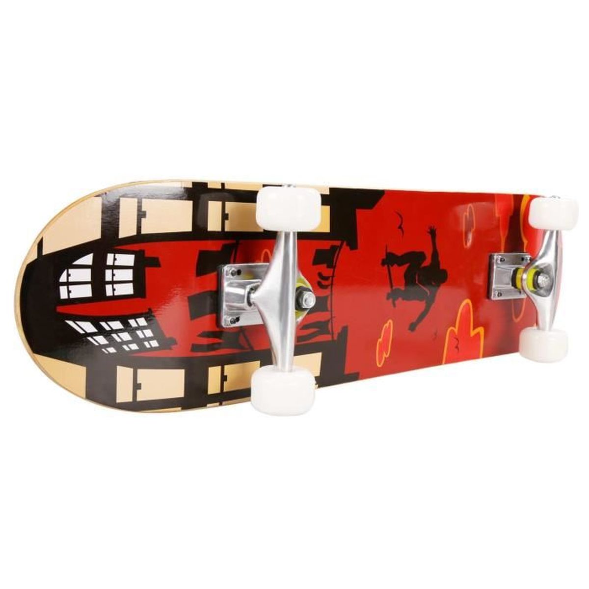 Skateboard S4O Complet – 31,75 Pouces, Deck Maple Vert, Très Bon état