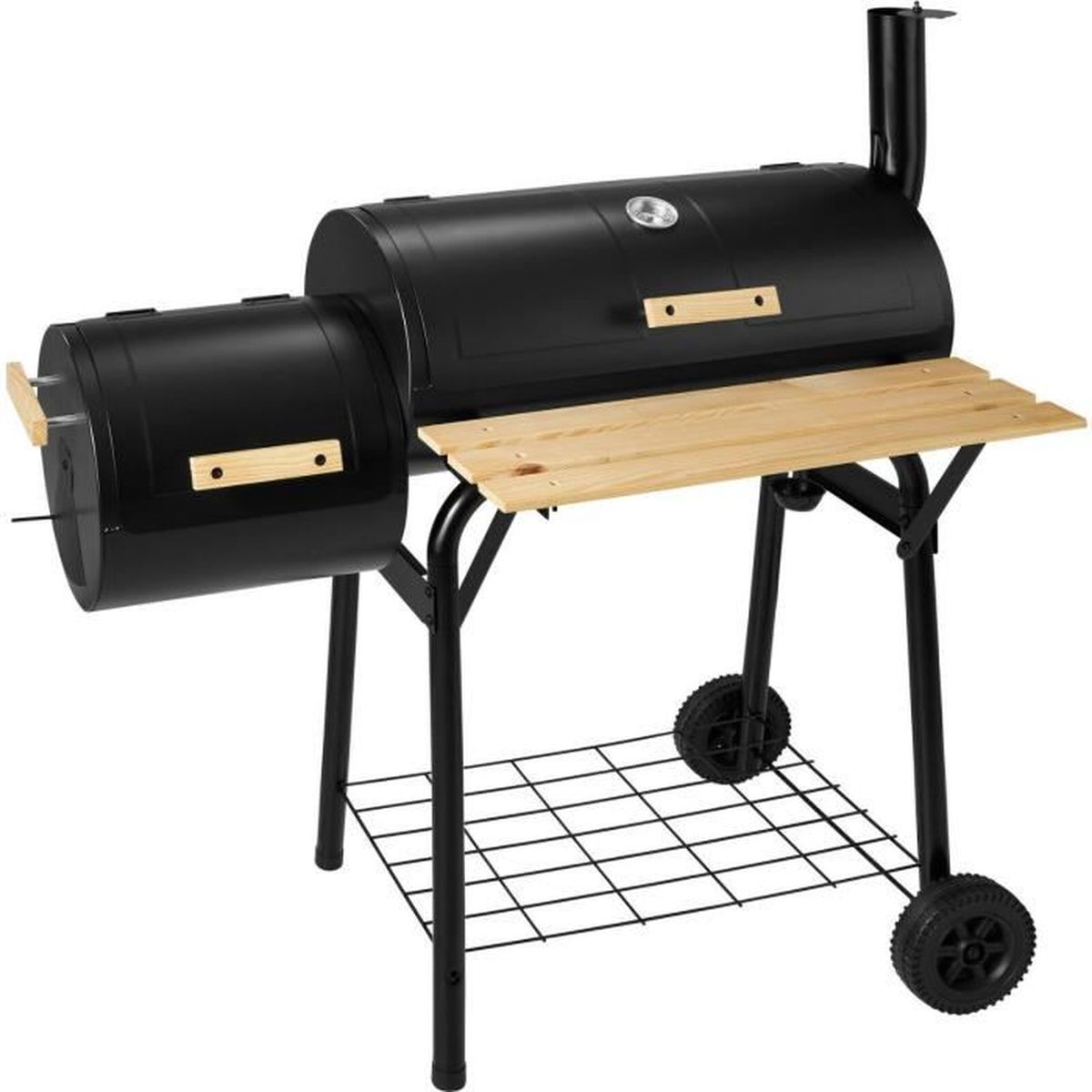 XXL BARBECUE GRILL WAGON CHARBON DE BOIS FUMOIR SMOKER AMÉRICAIN