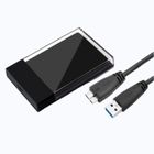 ZAMUS Boîtier Externe 2.5 Pouces Disque, USB 3.0 Boîtier Disque Dur Externe pour 2.5 Pouces SATA III II I HDD SSD 7mm 9.5mm, sans Outil