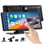 CAMPARK 10'' Autoradio Carplay sans Fil Caméra avant 2.5K+1080P Caméra de recul Écran Tactile pour Apple Carplay/Android Auto