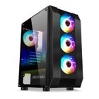 CWI Pc Gamer AMD Ryzen 5 1600 - GeForce RTX 3050 8Go - Mémoire 16Go - Disque dur SSD 240Go + 2To - WiFi - Windows 10 GHOST6 RGB