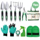 Outils de Jardinage - DEWINNER - Kit de 11 pièces - Soin des Plantes - Cadeau de Jardin - Manuel