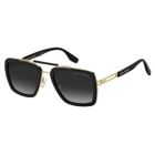 Lunette de soleil - Marc Jacobs - Homme - Noir - Métal - Forme Navigateur