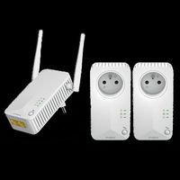 Pack de 3 prises CPL 600 Mbps | STRONG | POWERL600TRIMINI | Etendre réseau Wifi | Compatible box internet