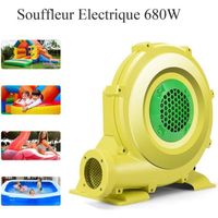 Souffleur Electrique - COSTWAY - Pompe Gonflable de Ventilateur - 680W - Cage en PP - Jaune