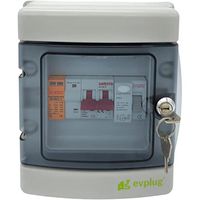 Evplug Boîte de Protection Chargeur EV PHEV + Mesureur | 8 KW | IEC 62196-2 |