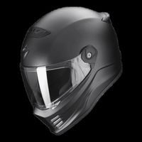 Casque moto intégral Scorpion Covert FX Solid ECE 22-06 - noir mat - 2XL