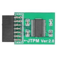 Sonew Carte TPM Pour MSI TPM 2.0 Module Strong Encryption 14 Pin LPC Interface TPM Module Board pour Win11 Vert