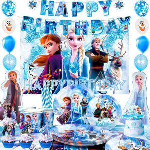 Kit Anniversaire Frozen Princesse Elsa – 8 Couronnes, Baguettes, Bracelets, Ballons – Pour Fille 3-6 Ans - 3
