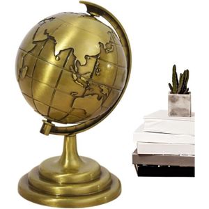 GLOBE TERRESTRE Globe En Alliage,Globe Terrestre Éducatif - Globes Du Mongéographiques Et En Alliage Avec Support Pour Bibliothèque,