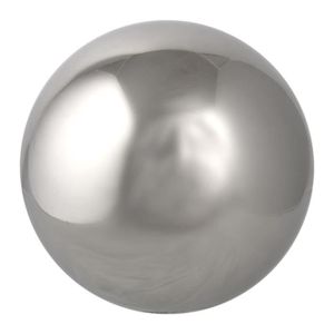 DÉCORATION LUMINEUSE Sphère en acier inoxydable XL - D 24,4 cm - Gris -