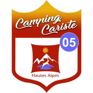 Camping car l'Allier 03-20x15cm Sticker autocollant 