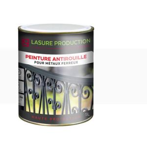 PEINTURE - VERNIS Peinture antirouille extérieure - bidon de 5l - blanc