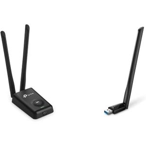 TP-Link TL-WN8200ND Adaptateur USB Wi-FI N 300 Mbps & Clé WiFi Puissante N150 Mbps dongle WiFi Nano Adaptateur USB WiFi Compatible avec Windows 10/8.1/8/7/XP/Vista 