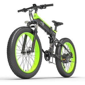 VÉLO ASSISTANCE ÉLEC Vélo électrique Bezior X1500 26 pouces VTT électrique adulte 48 V, Shimano 9 vitesses