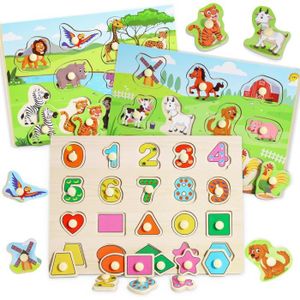 PUZZLE 3 Pièces Puzzle Enfant 2 3 4 Ans - Jouet Enfant 2 