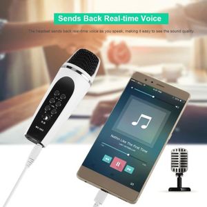 SMARTPHONE LEK Mini Microphone Changeur de Voix à 4 Modes pou