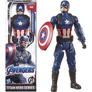 FIGURINE - PERSONNAGE Marvel Avengers Captain America 30cm Titan Hero Series figurine