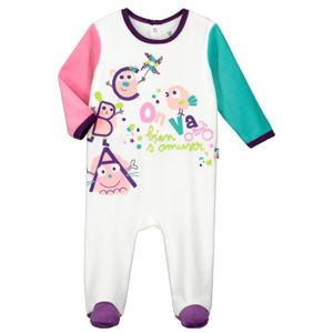80 cm Pyjama b/éb/é velours Happysnow 12 mois Taille