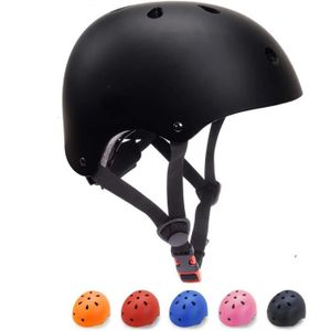 CASQUE DE VÉLO Casque de Vélo pour Enfants - Mixte - M - Noir - Anti-Choc - BMX