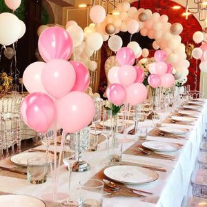OUTAD 4 pièces ballon Table flotteur support anniversaire mariage  décoration ballon accessoires ballon support ballon bâton support