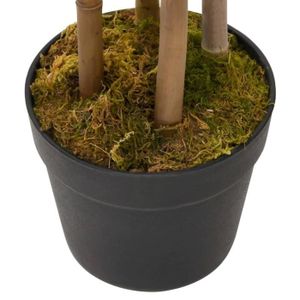 FLEUR ARTIFICIELLE LEX Qqmora - Plante artificielle avec pot Bambou Twiggy 90 cm - YHT36969