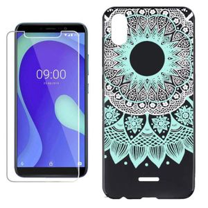 Pink Mandala Totem Souple Silicone TPU Antichoc /& Anti-Rayure Housse /Étui de Protection pour Wiko Sunny 3 jrester 2 X Coque Wiko Sunny 3,Totem Bleu Menthe 5.0