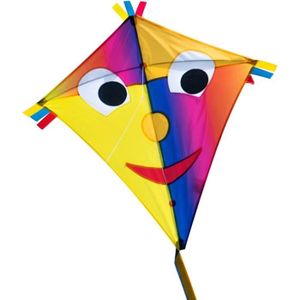 CERF-VOLANT CIM cerf-Volant - Happy Eddy Joker - Pour Enfants à partir de 3 Ans - 67x70cm - Lignes et queues incluses