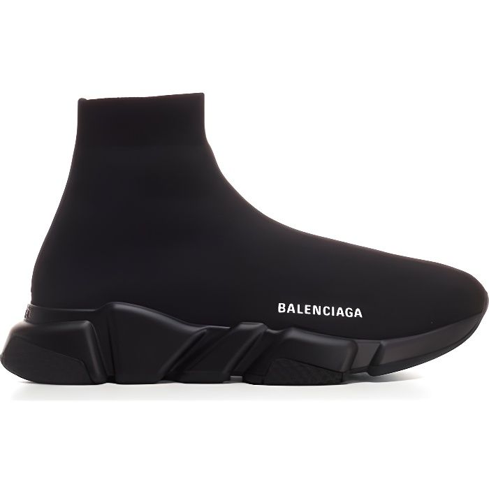 BALENCIAGA HOMME 645056W2DBP1013 NOIR AUTRES MATÉRIAUX BASKETS Noir -  Cdiscount Chaussures