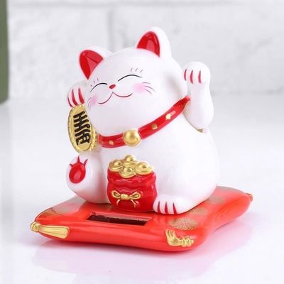 MIMEITOPA Figurine de panda qui hoche la tête à l'énergie solaire en ABS - Capteur de lumière - Adorable panda souriant - Décoration pour la maison, cadeau de pendaison de crémaillère