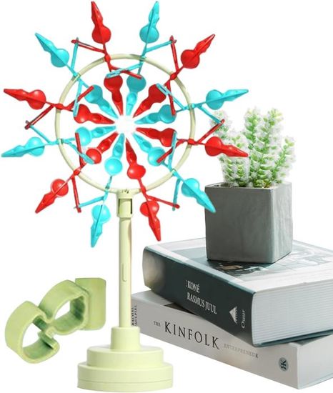 Moulin à Vent Batteur En Métal - Déco Jardin Musicale, Sculpture Tambour, Girouette Artistique Pour Extérieur - 11