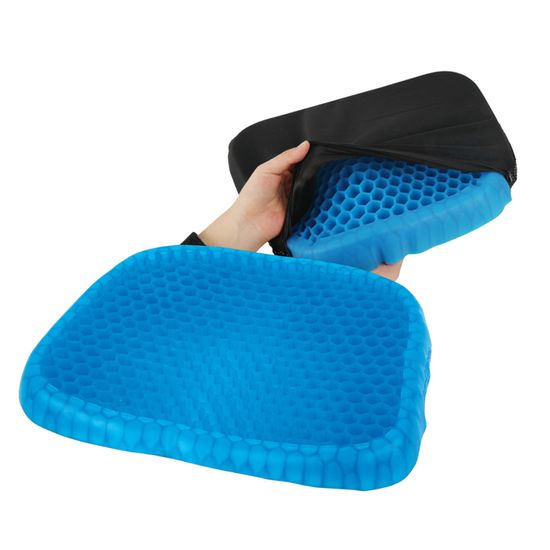 Housse De Siège De Vélo En Gel Bikeroo - Taille 10x11 Pouces - Noir