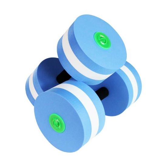 Lot De 2 Haltères Aquatiques Pour Piscine – EVA Haute Densité, Exercice En Eau Douce Ou Salée
