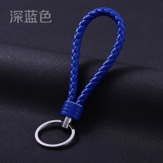 Porte-clés En Cuir Tressé Fait Main – Plusieurs Couleurs – Pour Clés De Voiture Ou Sac – Style Ethnique