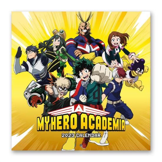 2023 Calendrier mural My Hero Academia - Cdiscount Beaux-Arts et