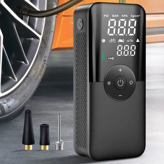Pompe à Air Rechargeable USB SINZONeu 280L/min - 3600mAh, 4 Buses, Pour Matelas Gonflable, Camping - 12