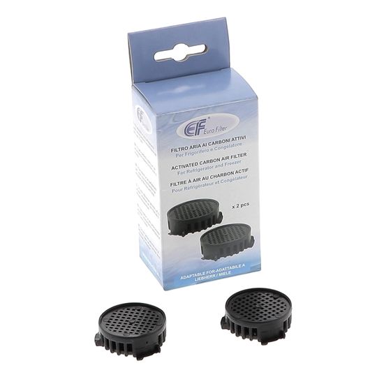 2 Filtres à Charbon Actif Pour Réfrigérateur Liebherr 9096342 / Miele 10806820 - Diamètre 45 Mm - Élimine Les Odeurs
