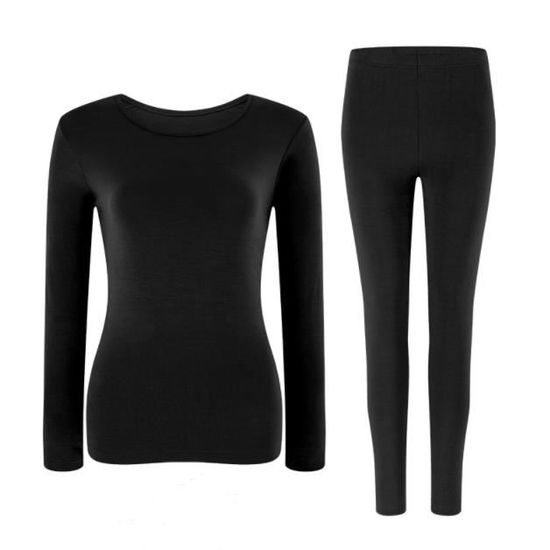 Sous-vêtement Thermique Femme - Haut Manches Longues En Nylon/élasthanne, Léger, Chaud, Pour Sport Et Ski