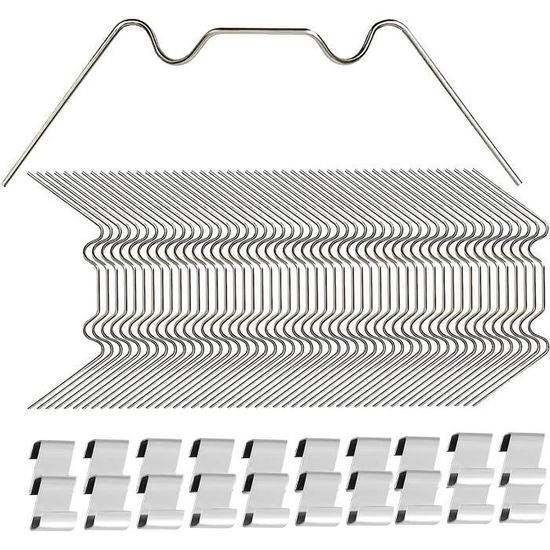 Lot De 48 Pinces Serre-Film 8 Mm - Clips De Serre, Filet Ombrage, Protection Rangée Jardin