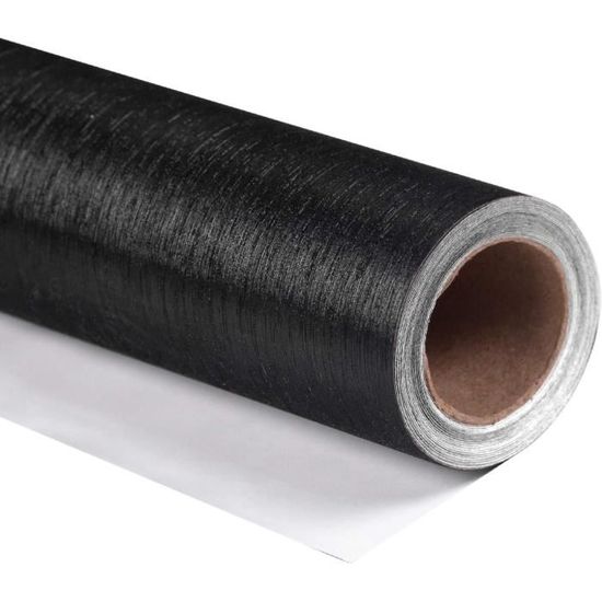 Rouleau De Papier Cadeau Noir Et Doré Avec Film Doré Mat Pour Hommes Et