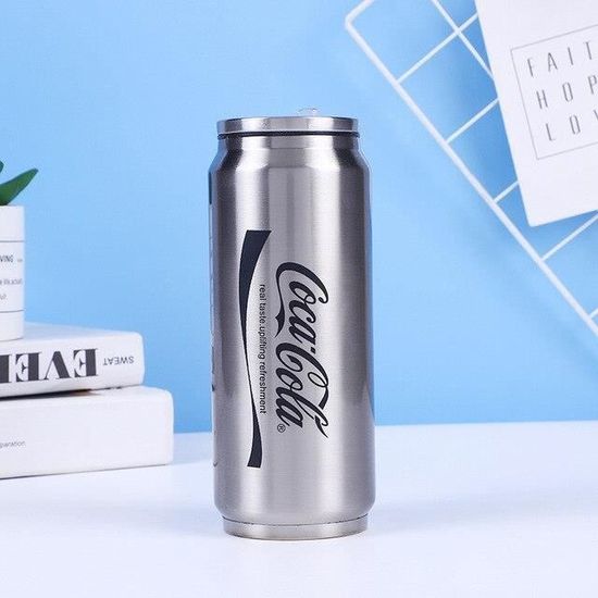 Gourde Isotherme THERMOS Avec Thermomètre - Acier Inoxydable - Isolation Sous Vide - Capacité 450ml - Neuf