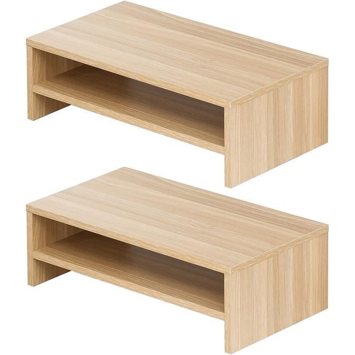 FAR Support moniteur boîte de rangement en bois rack PC ordinateur