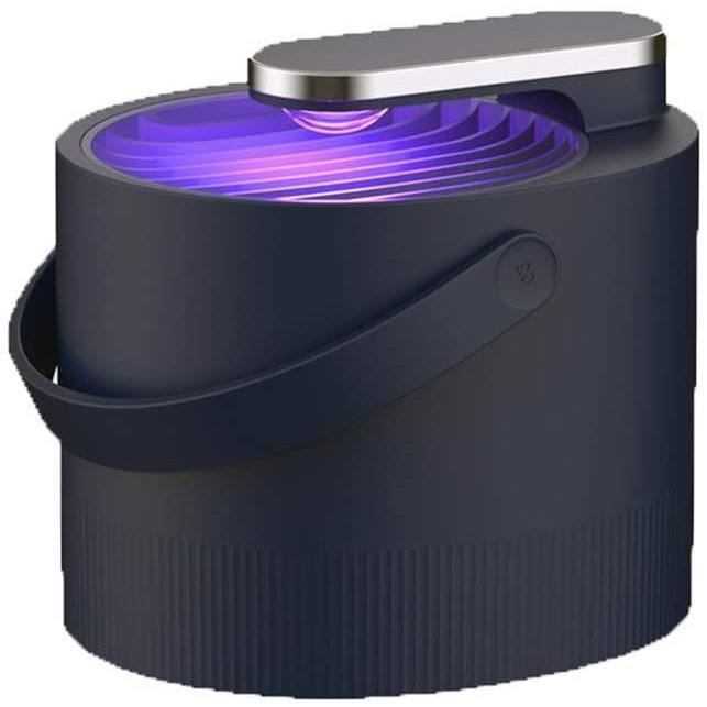 Treva Lot De 4 Ventilateurs Anti-Insectes Sans Produits Chimiques Avec Lames Holographiques Pour éliminer Les Insectes, Les Moustiques Et Les Mouches, Alimenté Par Batterie, Noir