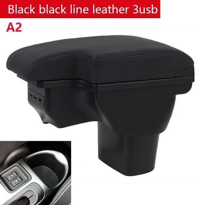 Accoudoir Central Console USB Pour Nissan Juke & Infiniti ESQ 2010-2019 - Boîte Rangement Cuir
