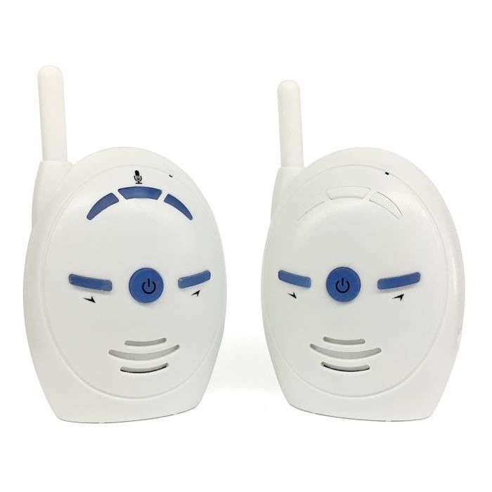 BABY PHONE - ECOUTE BEBE,Moniteur bébé Audio sans fil numérique 2.4ghz, talkie talkie, alarme de bébé, pour enfants- Type EU Plug