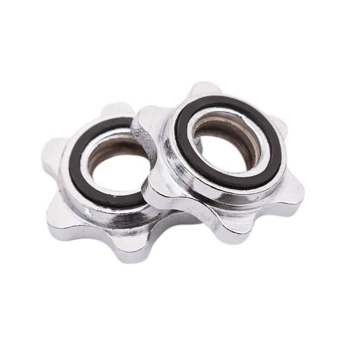 2 pcs Spinlock Colliers Haltère Vis Pinces Haltère Bar Spinlock pour Barbell Nous @huozopp369